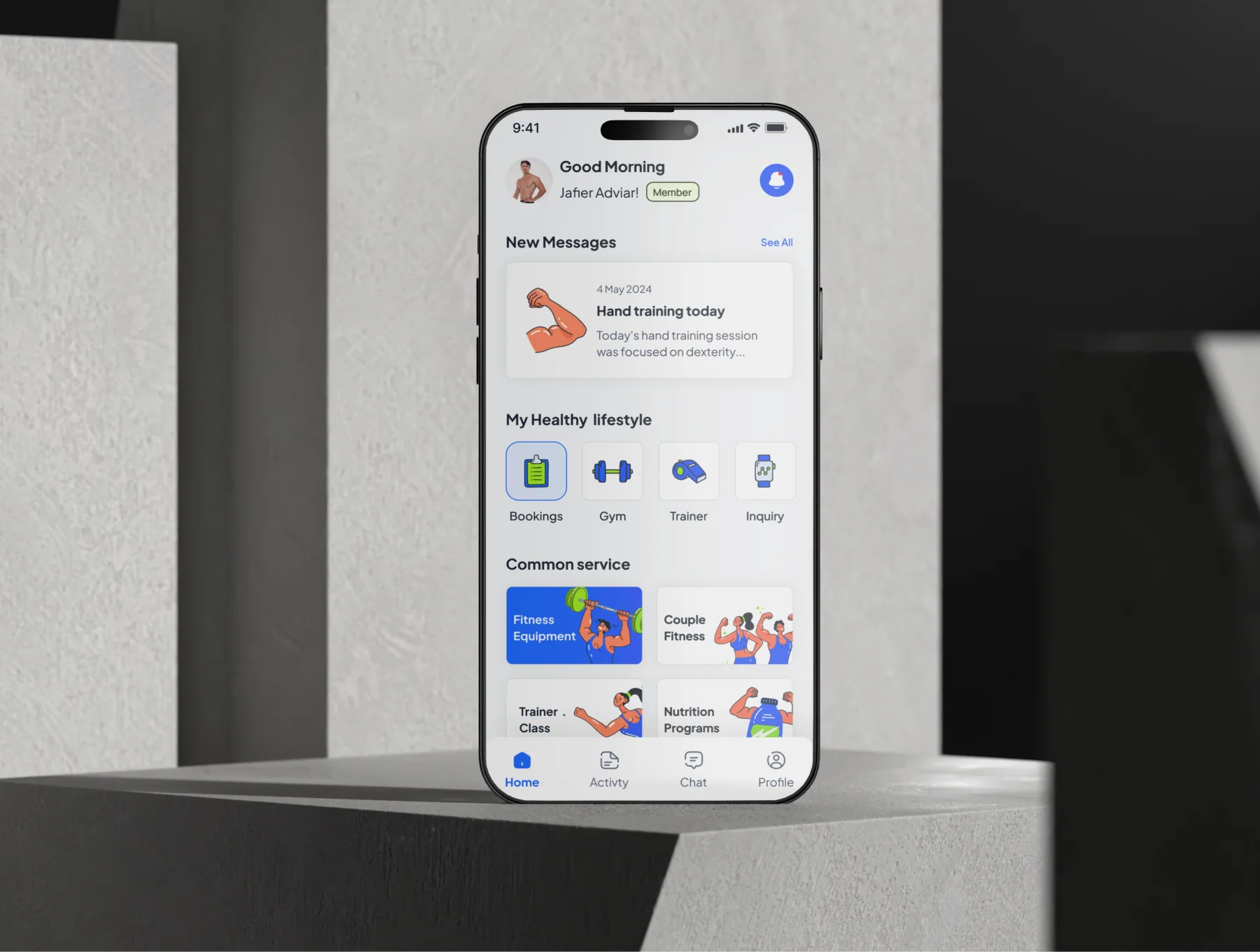 Phisique - Gym Workout App UI KIT 3