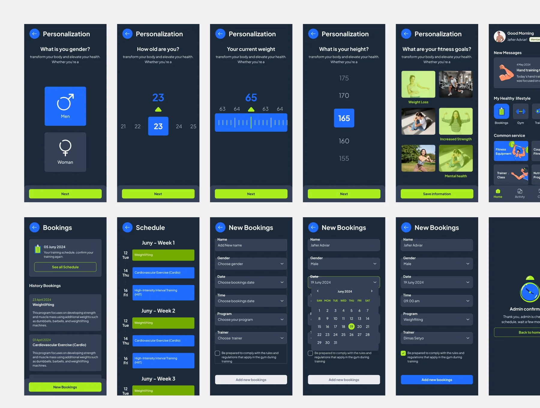 Phisique - Gym Workout App UI KIT 6