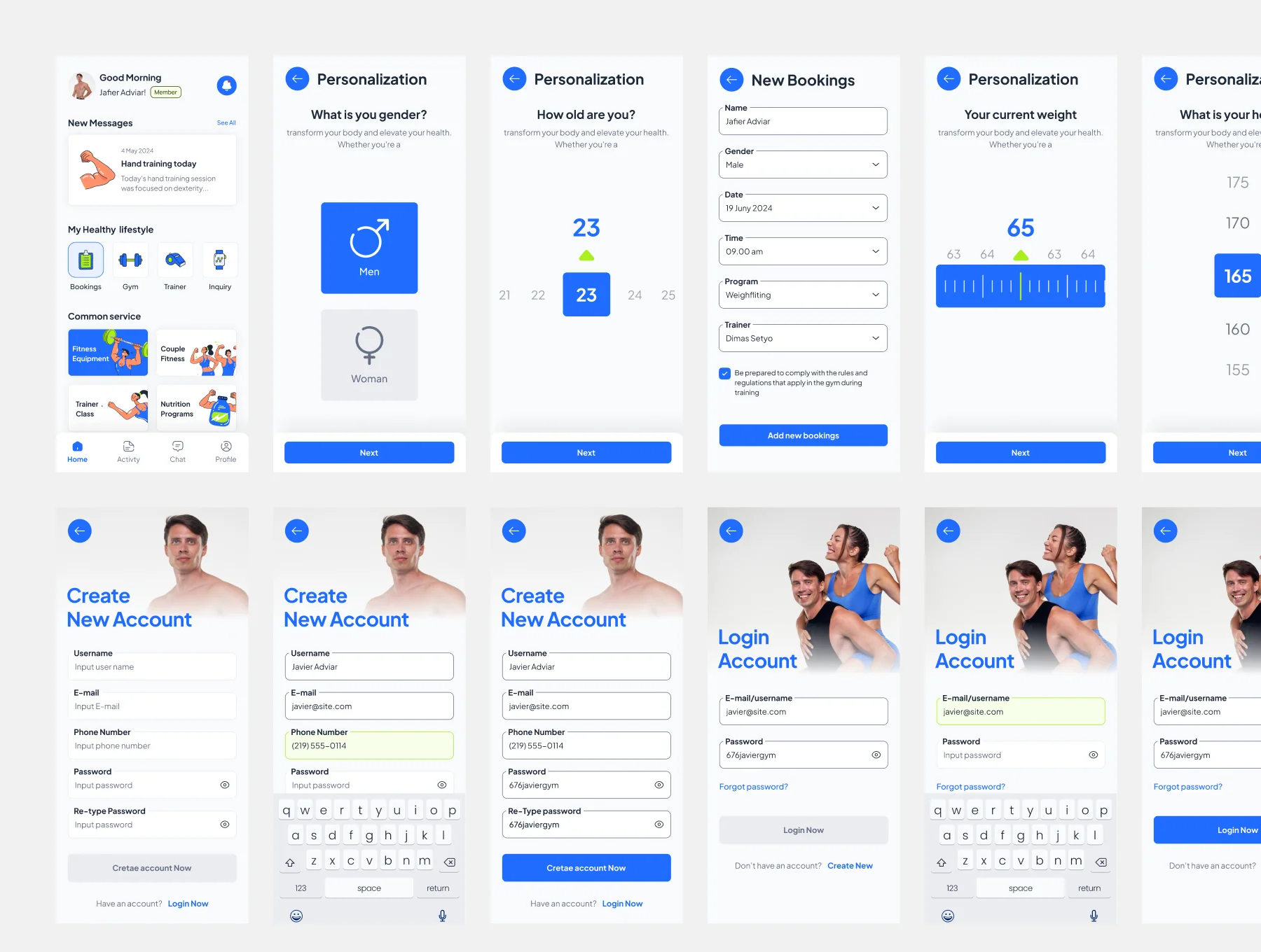Phisique - Gym Workout App UI KIT 7
