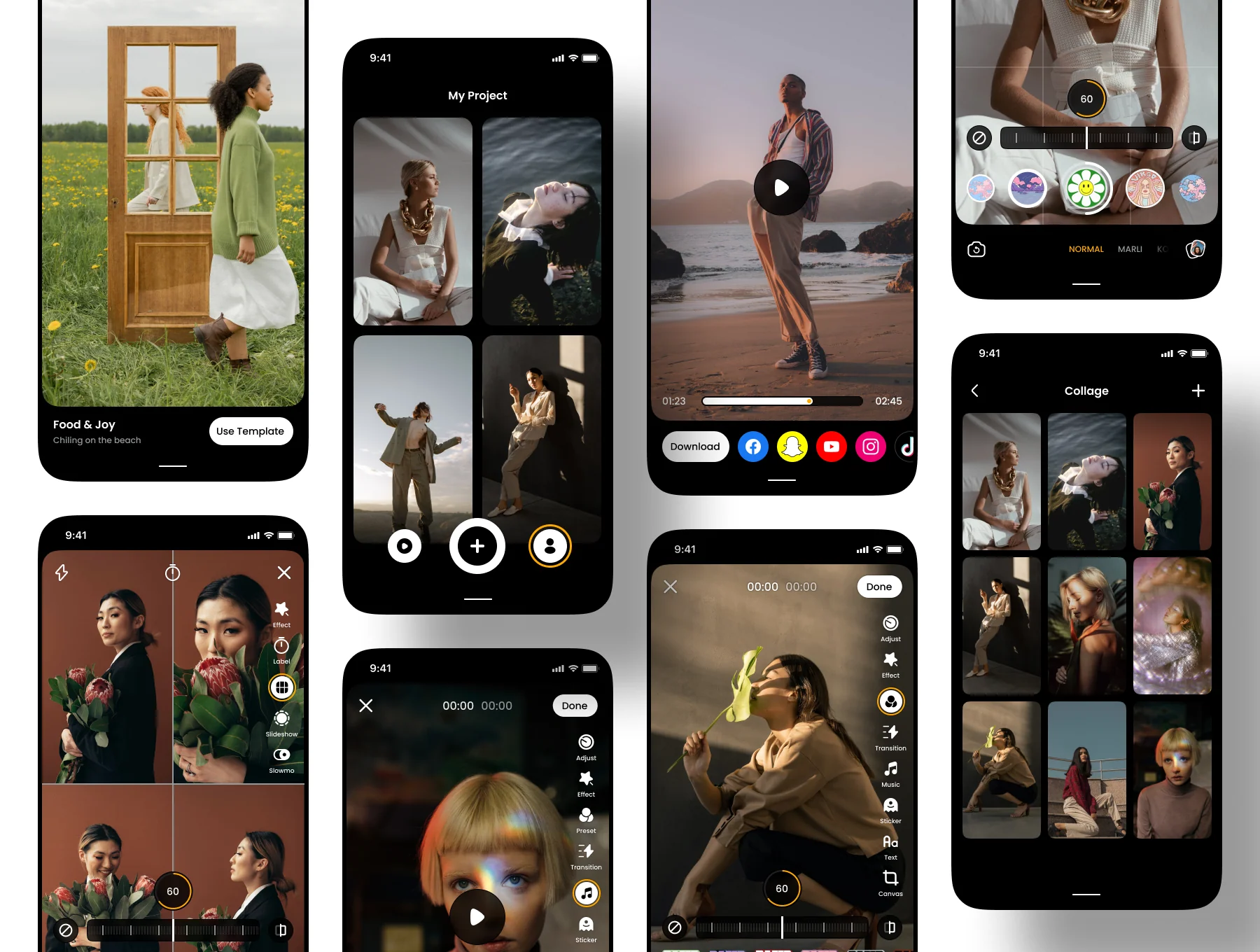 Photo Slideshow Maker app UI Kit 5