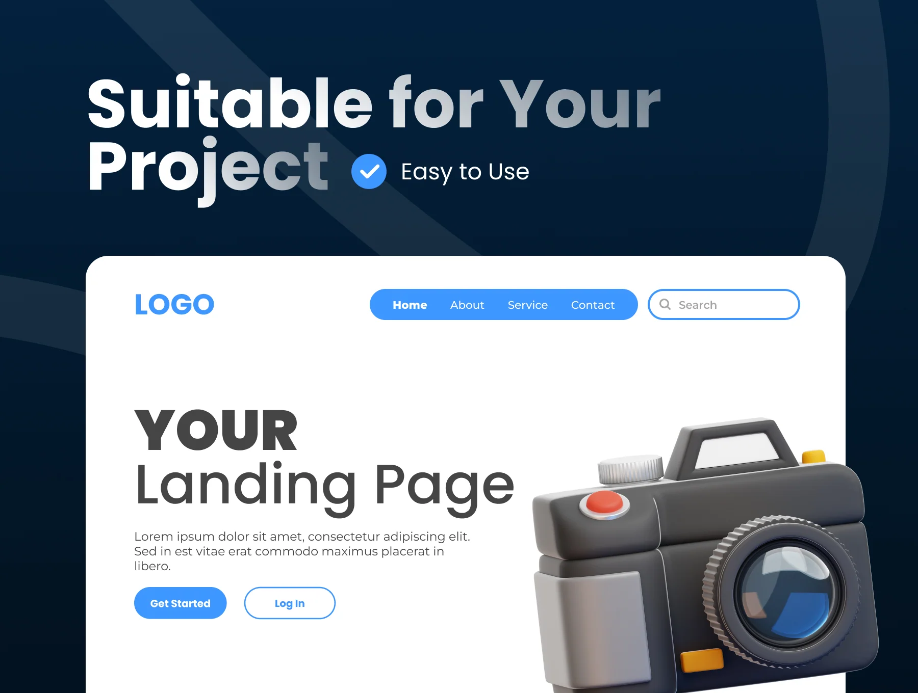 Photography 3D Icon Set 4
