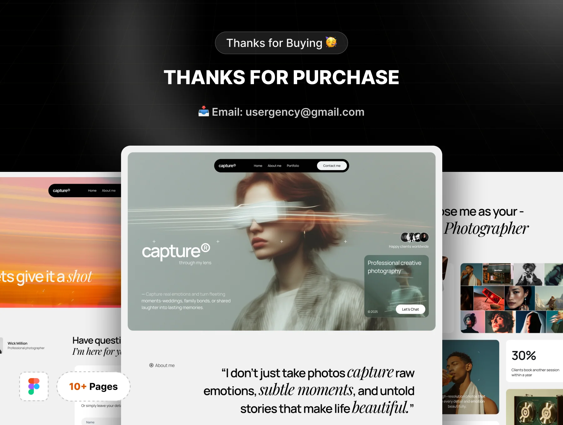 Photography Portfolio Website Design 6