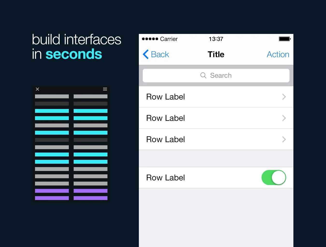 iOS UI Kit Actions