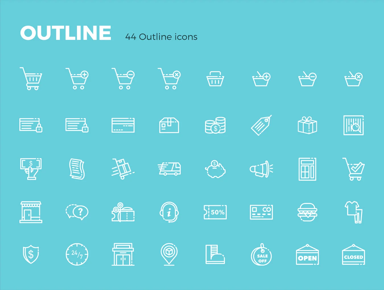 Picas Ecommerce Icon Set 3
