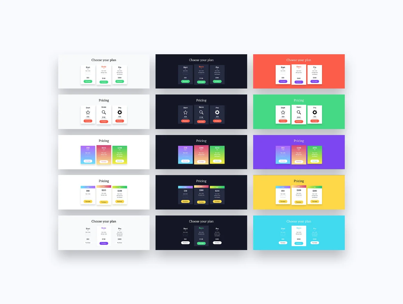 Picasso Landing UI Kit 4