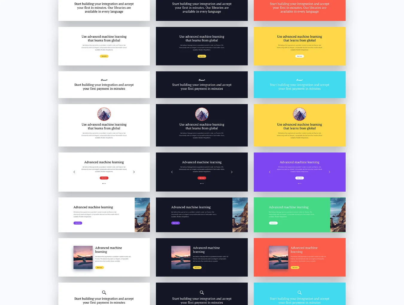 Picasso Landing UI Kit 6