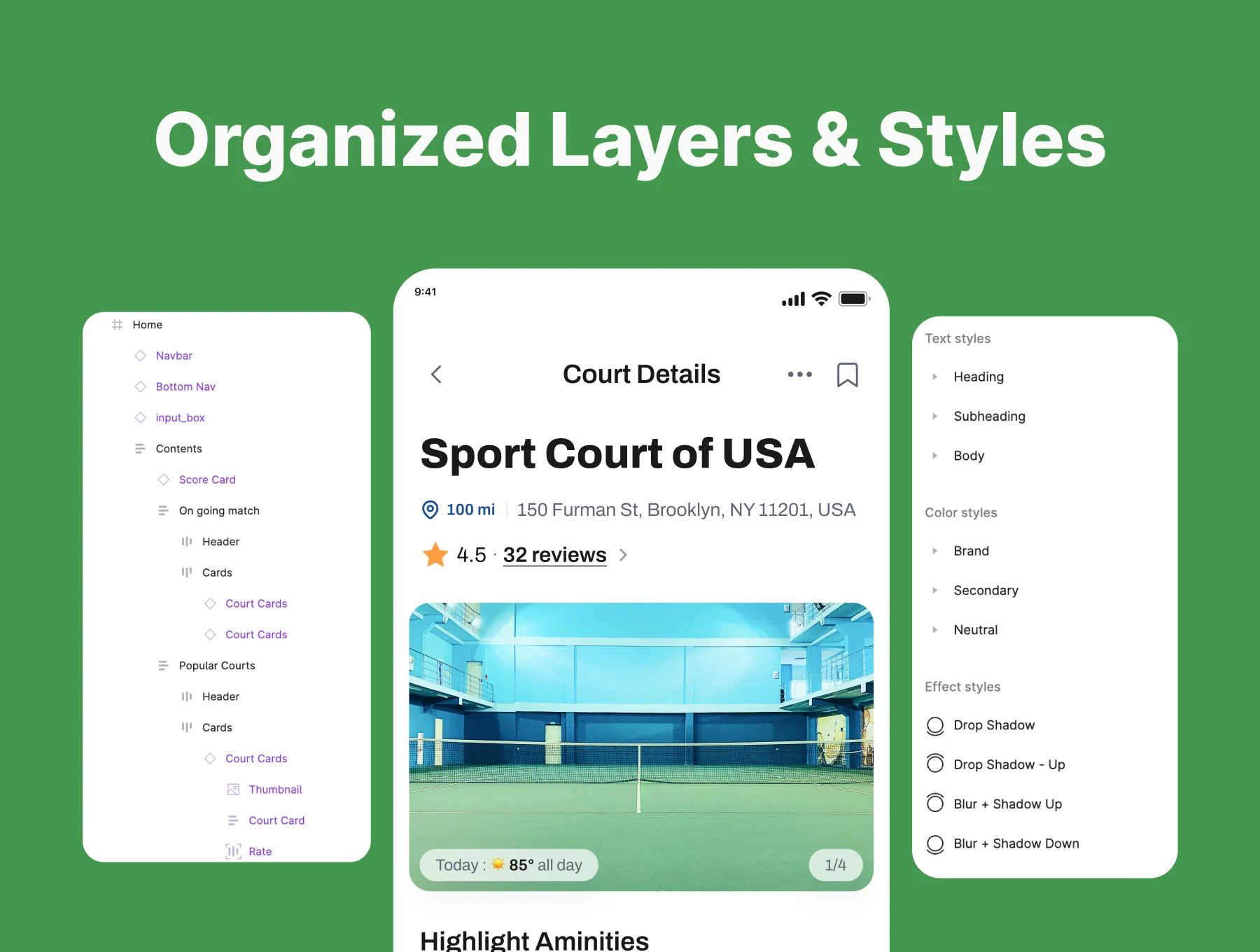 Picklepay - Pickleball Mobile App UI Kit Template 3