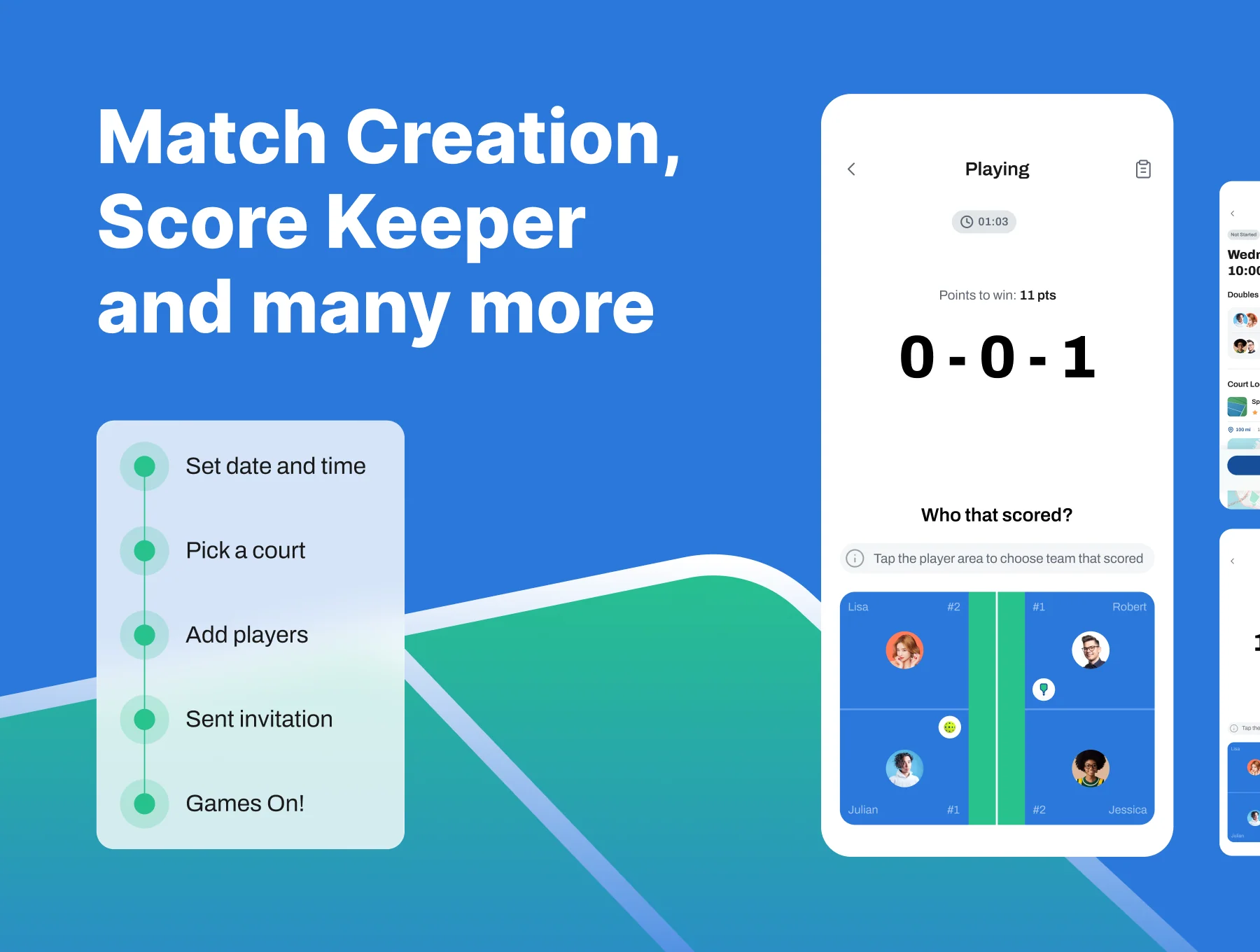 Picklepay - Pickleball Mobile App UI Kit Template 4