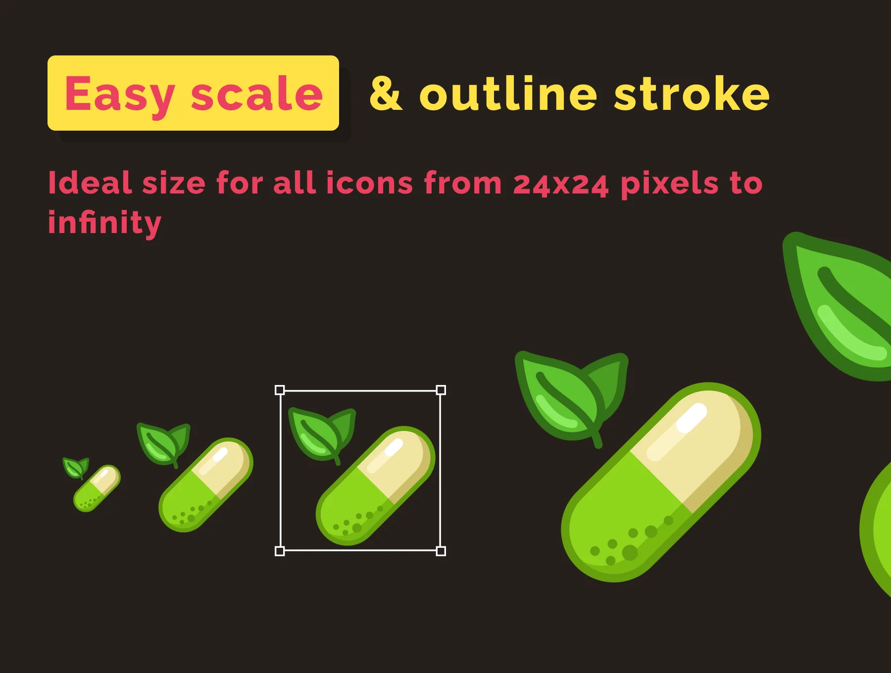 Pills & Tablets Icons Set 6