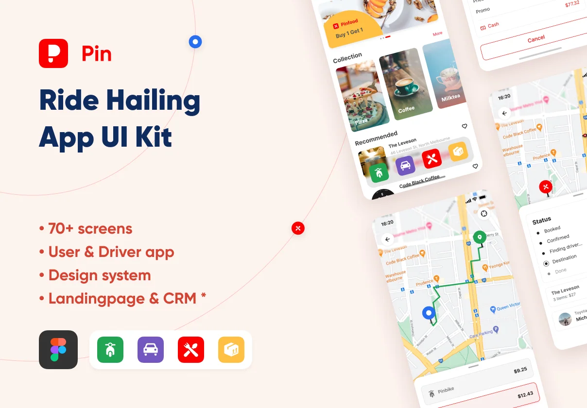 Pin2.0 - Ride Hailing App