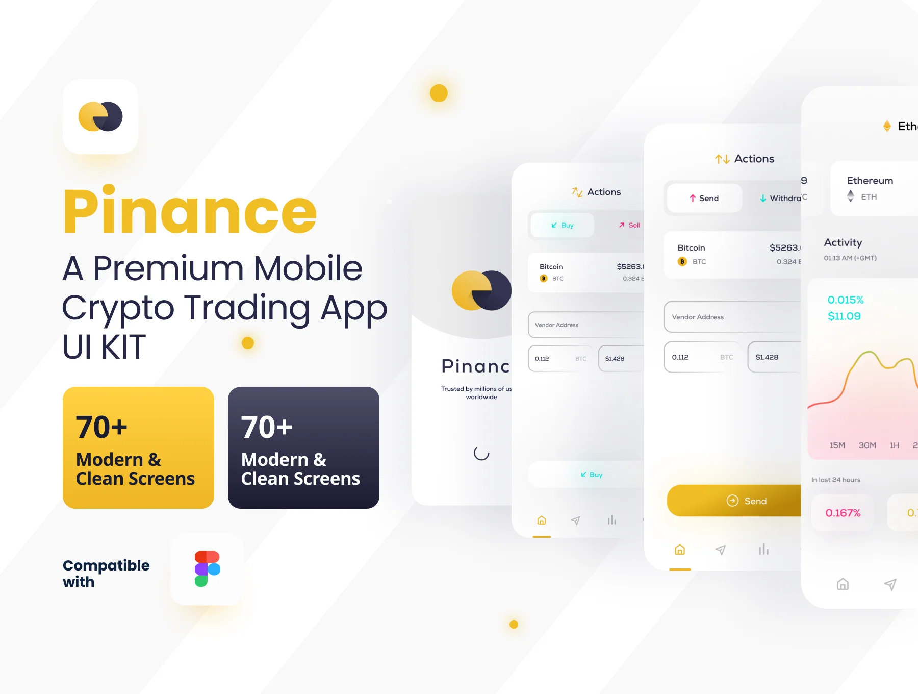 Pinance - A Premium Crypto Currency Trading Mobile App