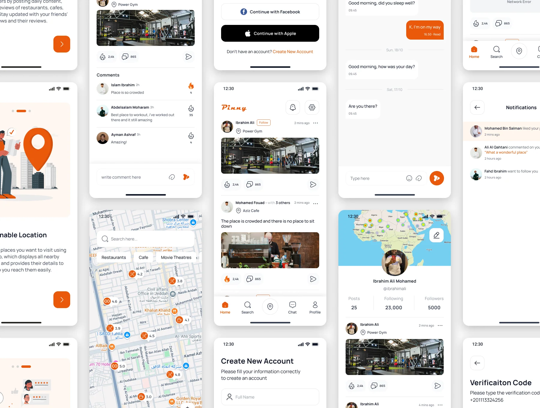 Pinny - Activity / Social Media App 3