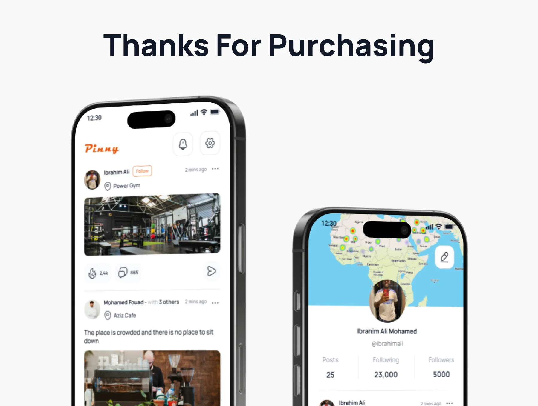 Pinny - Activity / Social Media App 6
