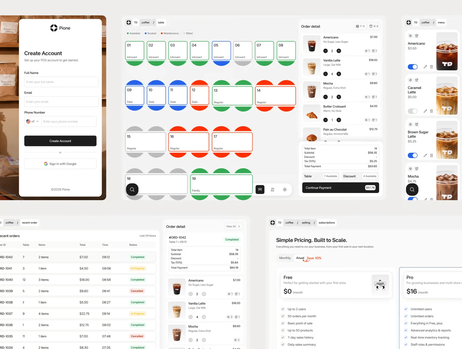 Piore – POS Cashier UI Kit 5