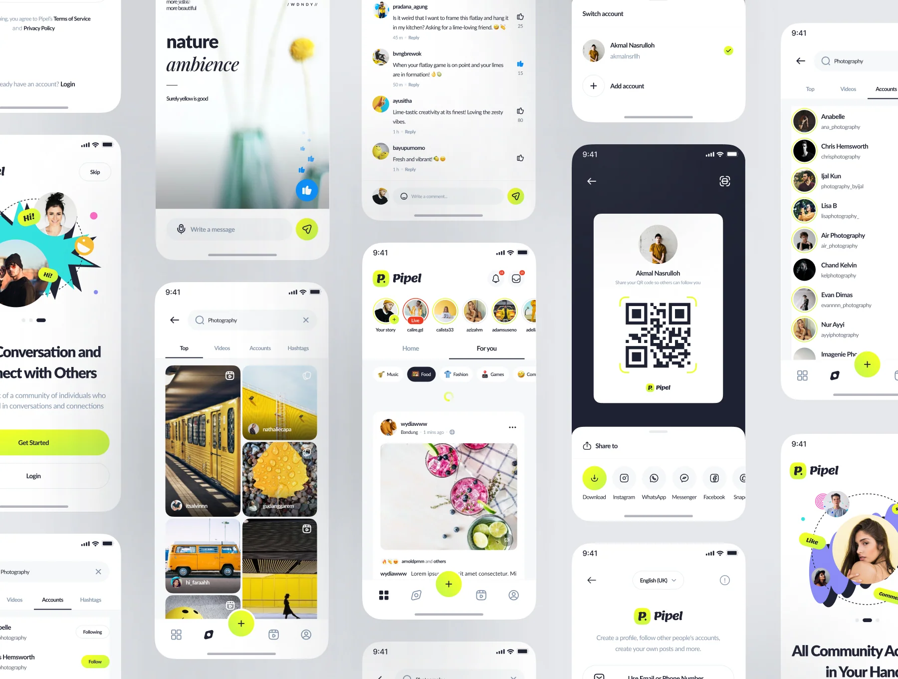 Pipel - Social Media App UI Kit 4