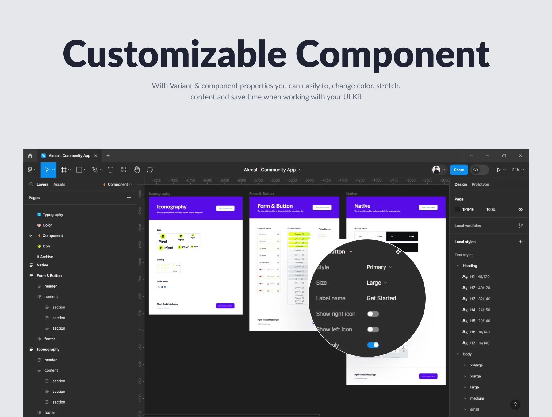 Pipel - Social Media App UI Kit 6