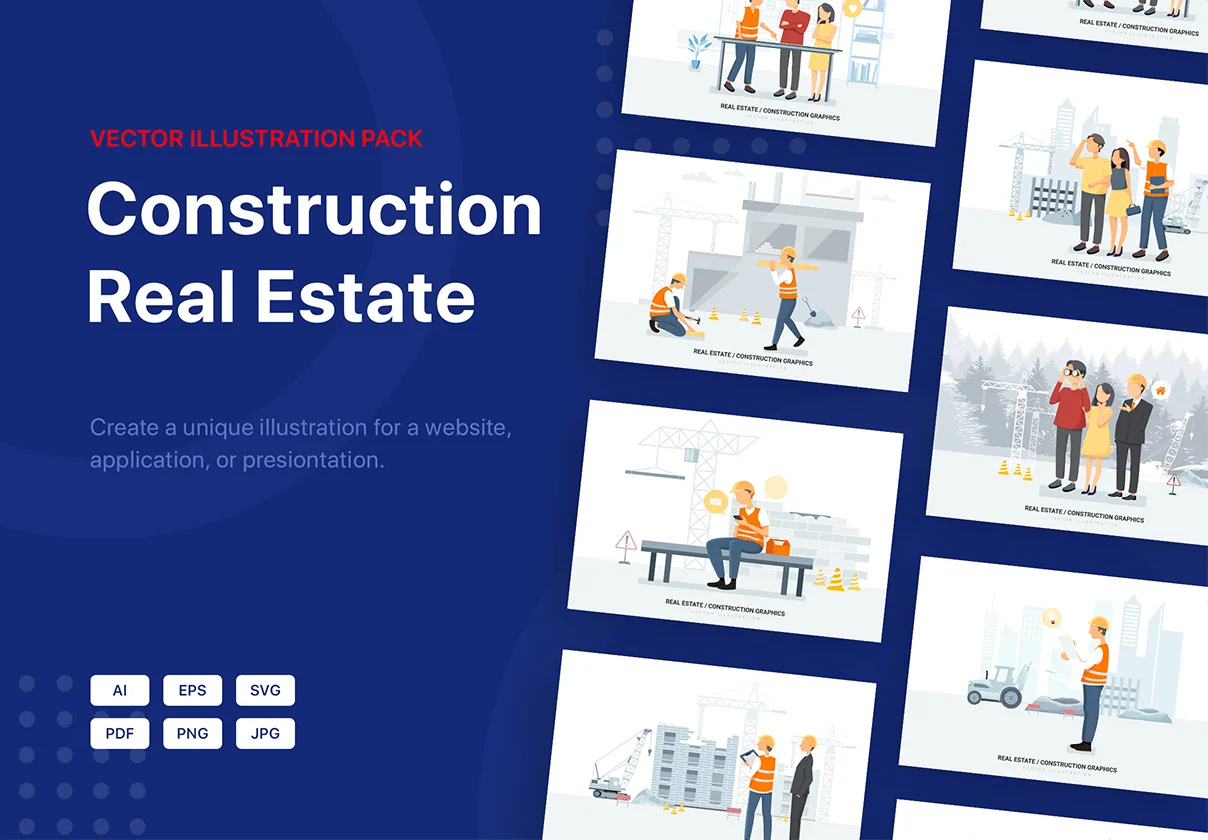 Pisces - Real Estate & Construction Vector Scenes