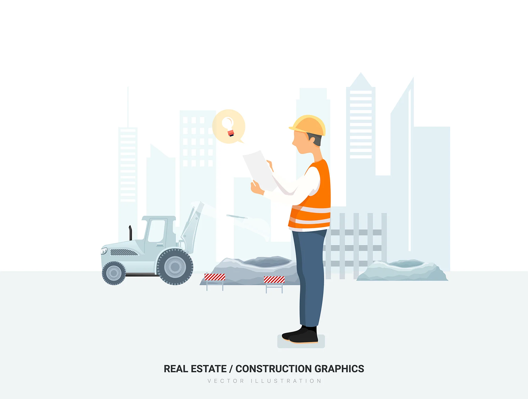 Pisces - Real Estate & Construction Vector Scenes 10