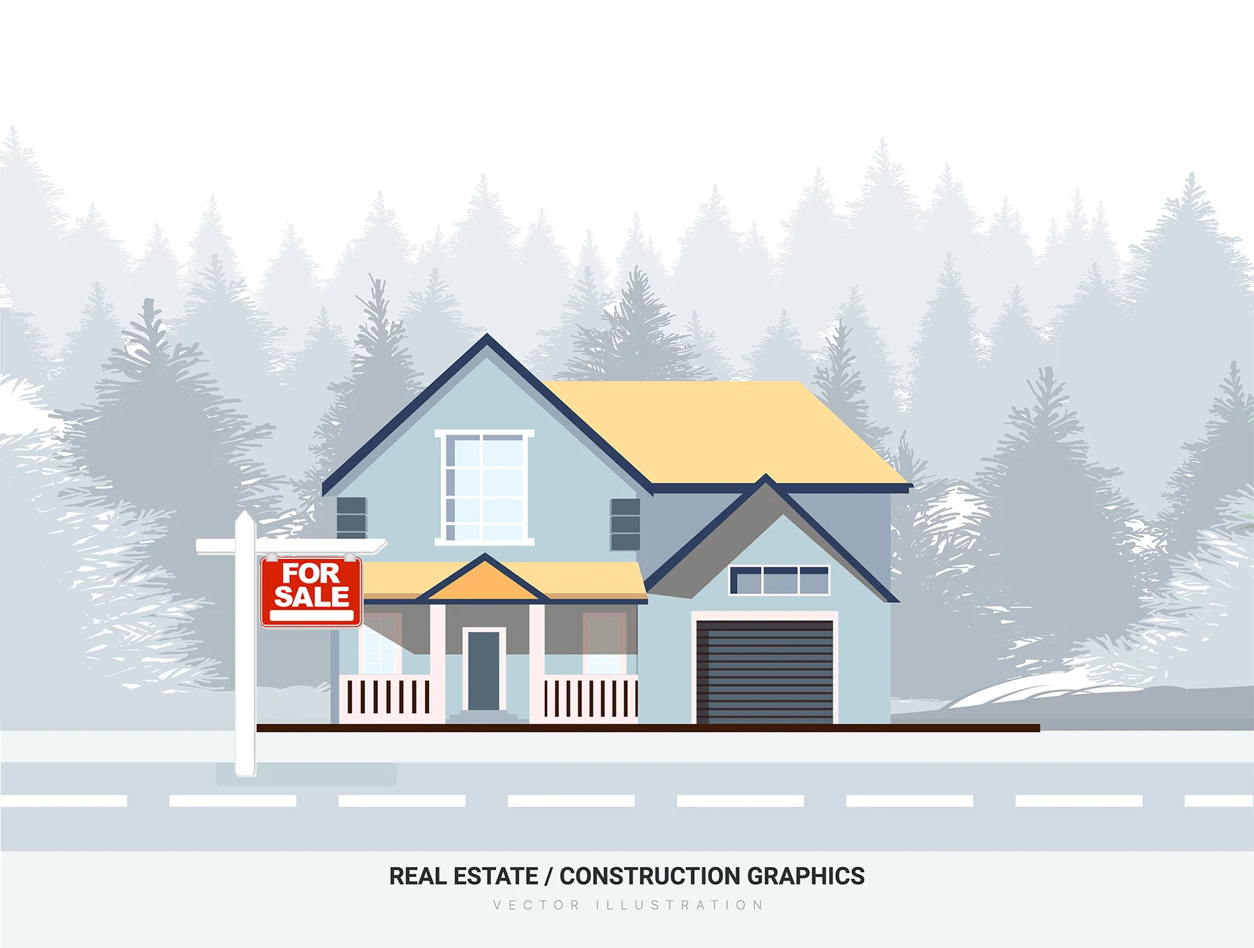 Pisces - Real Estate & Construction Vector Scenes 11