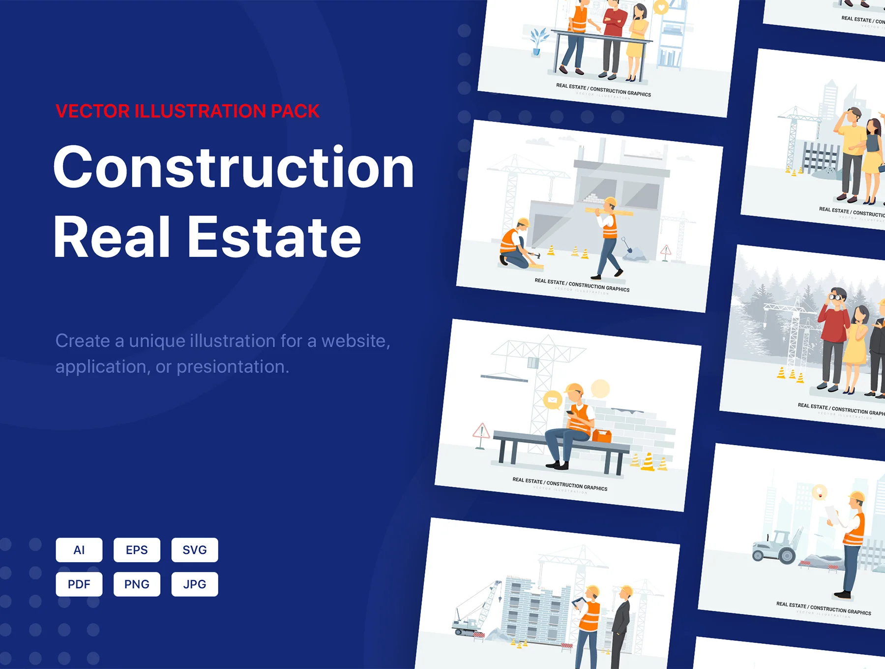 Pisces - Real Estate & Construction Vector Scenes