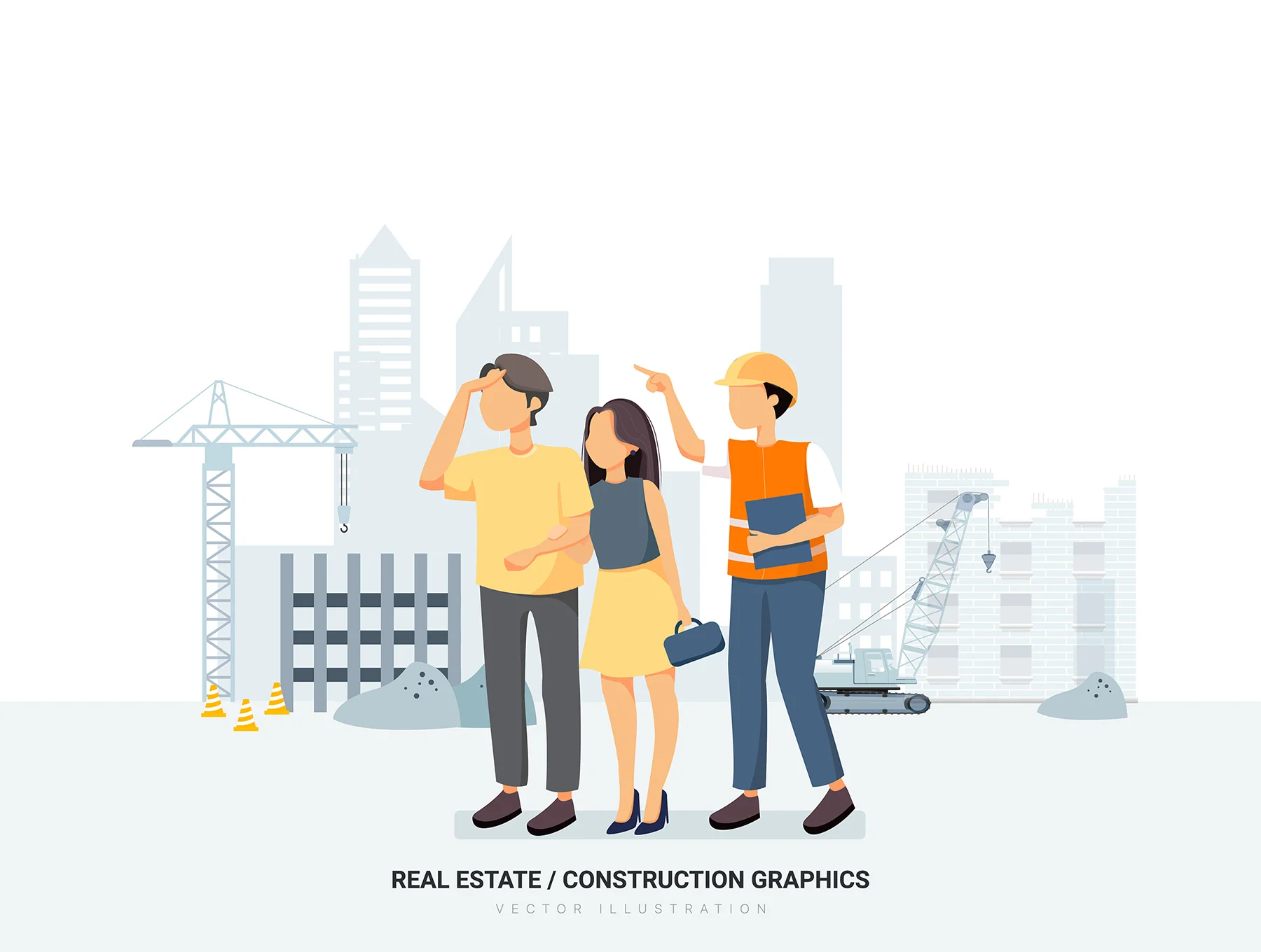 Pisces - Real Estate & Construction Vector Scenes 3