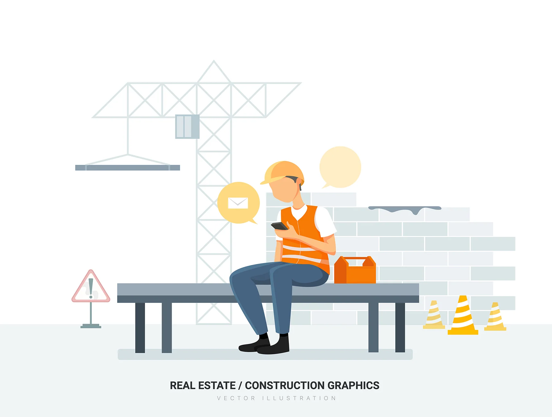 Pisces - Real Estate & Construction Vector Scenes 5