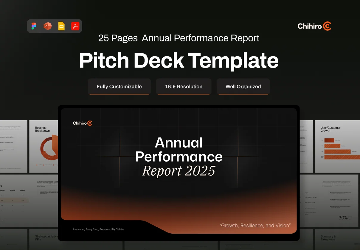 Pitch Deck Annual Performance Report 2025 Progress & Insights - Chihiro