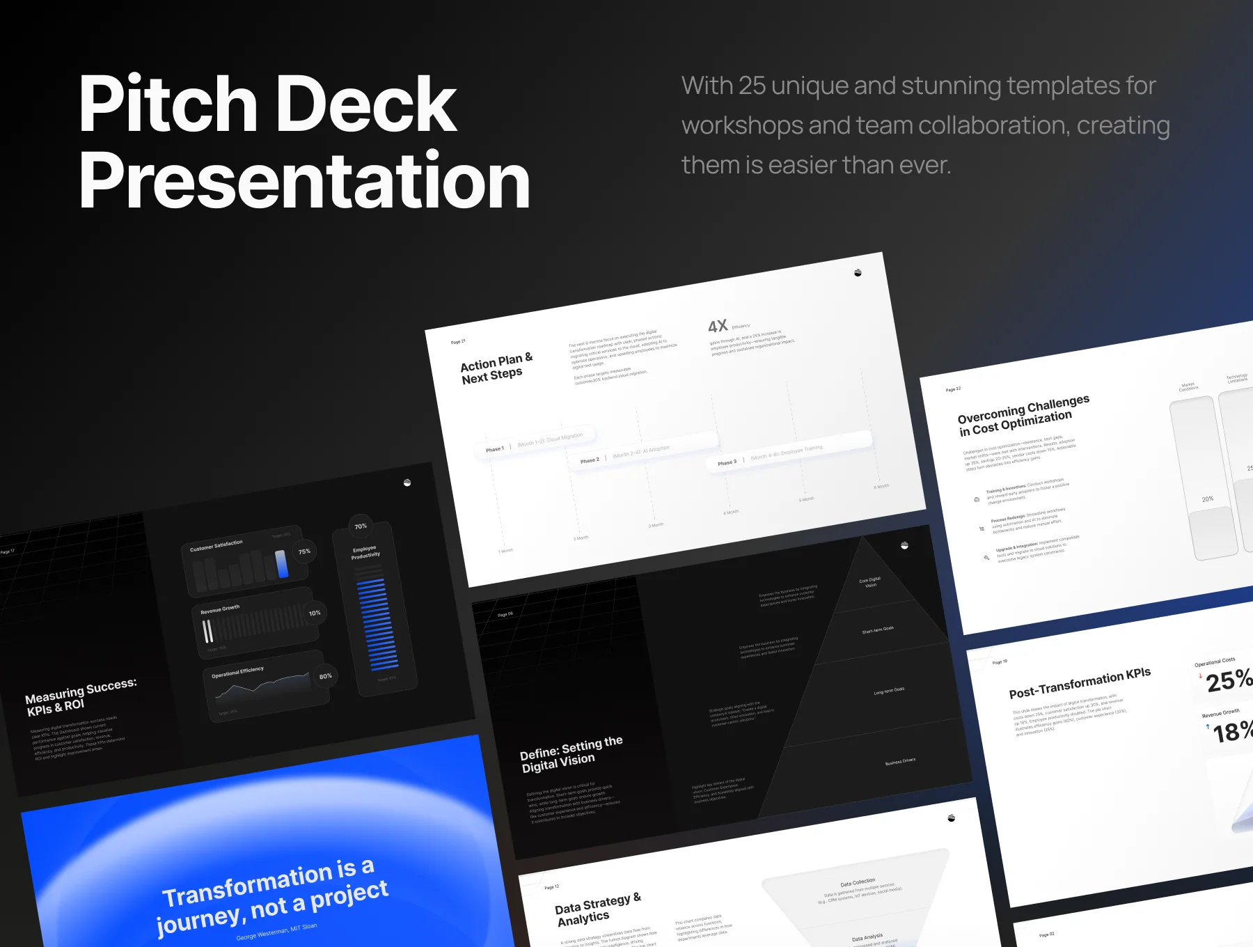 Pitch Deck Business Innovation Digital Transformation Strategy Roadmap - Fluida 2