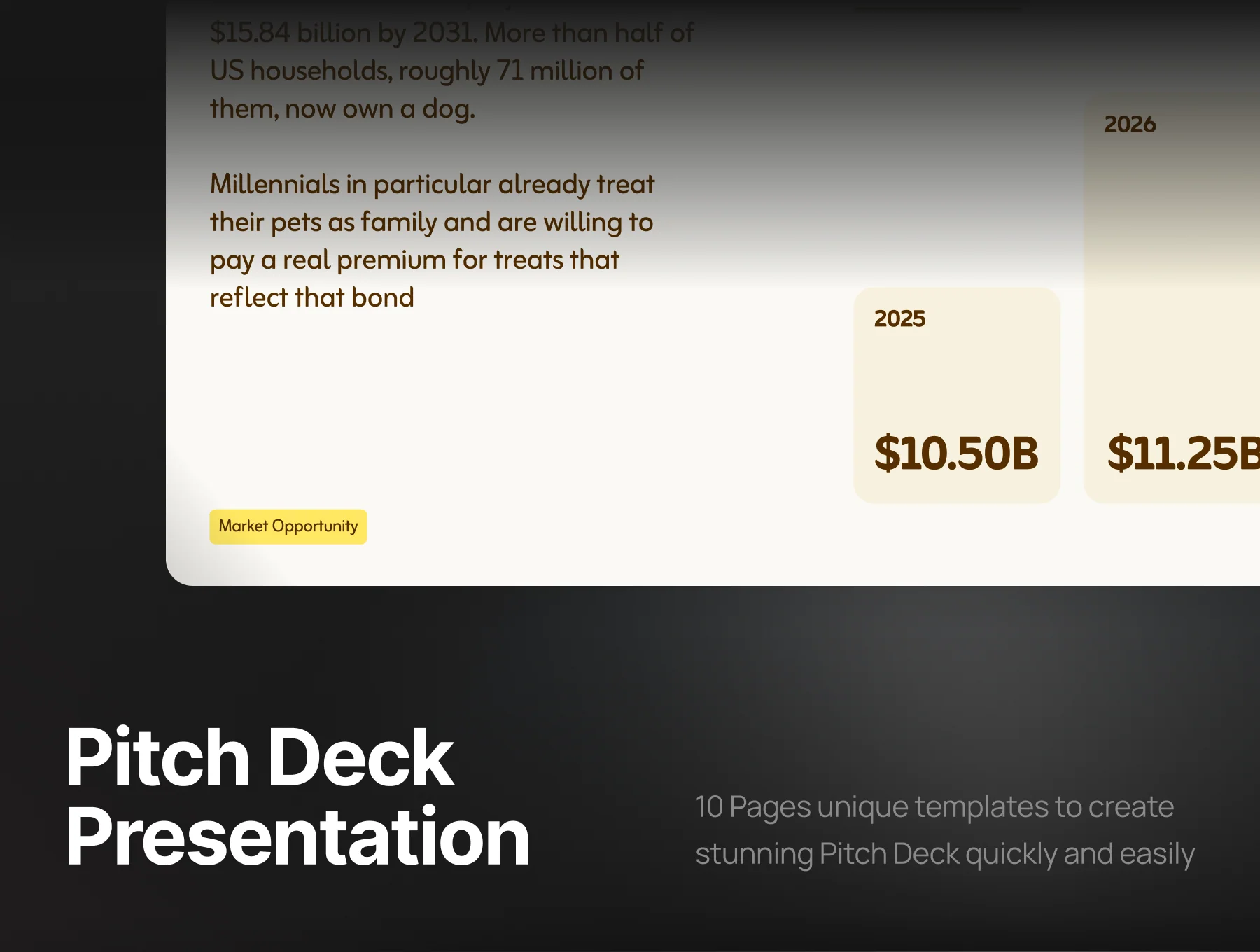 Pitch Deck Pet Food and Dog Treat Branding 3