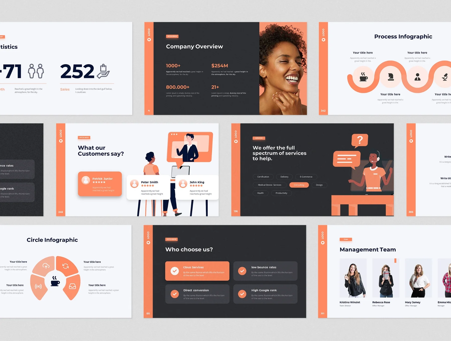 Pitch Deck & Presentation - Smooth Animated Template 8