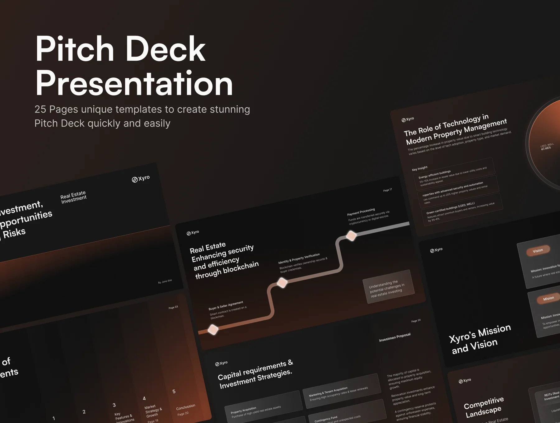Pitch Deck Professional Redefining Investment and Risk Management - Xyro 2