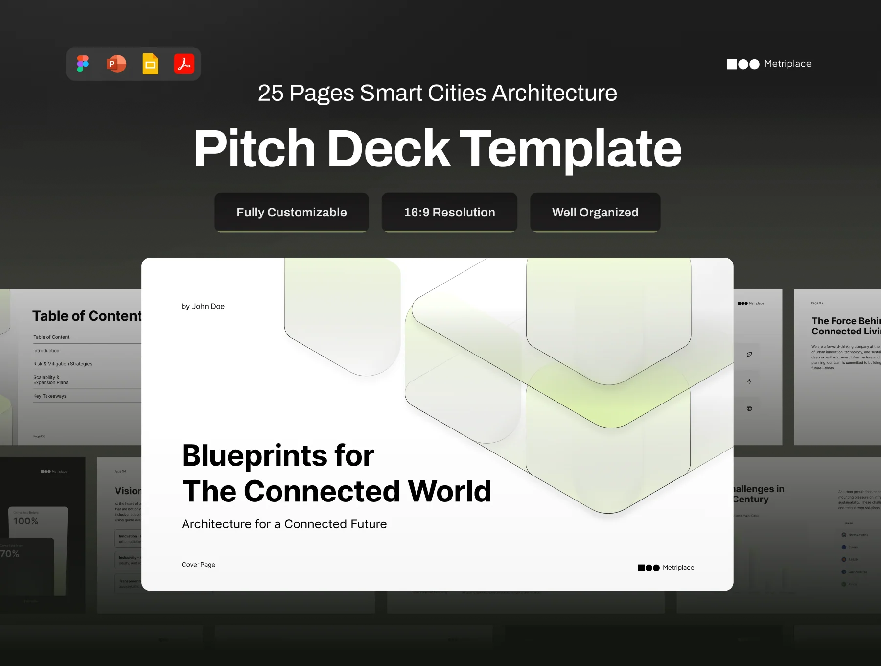 Pitch Deck Smart City Architecture - Metriplace