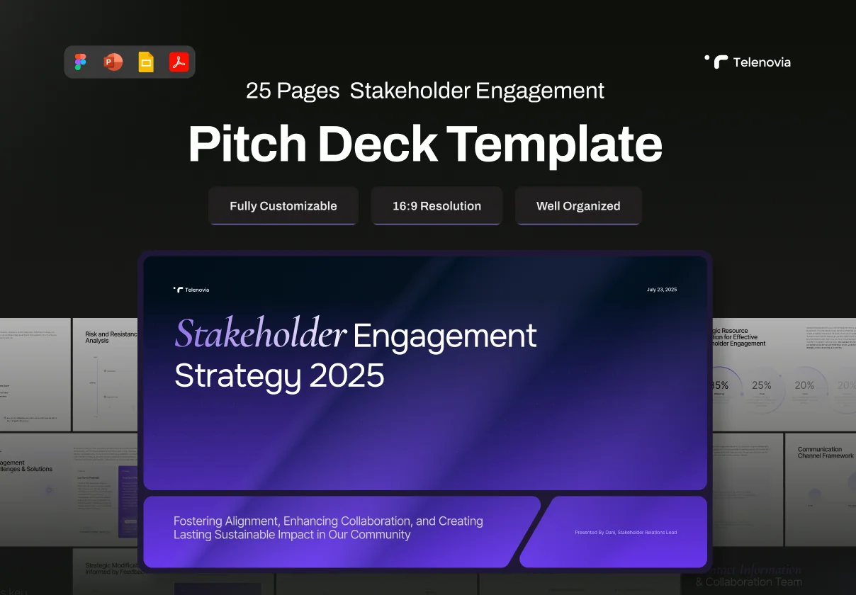 Pitch Deck Stakeholder Engagement - Telenovia