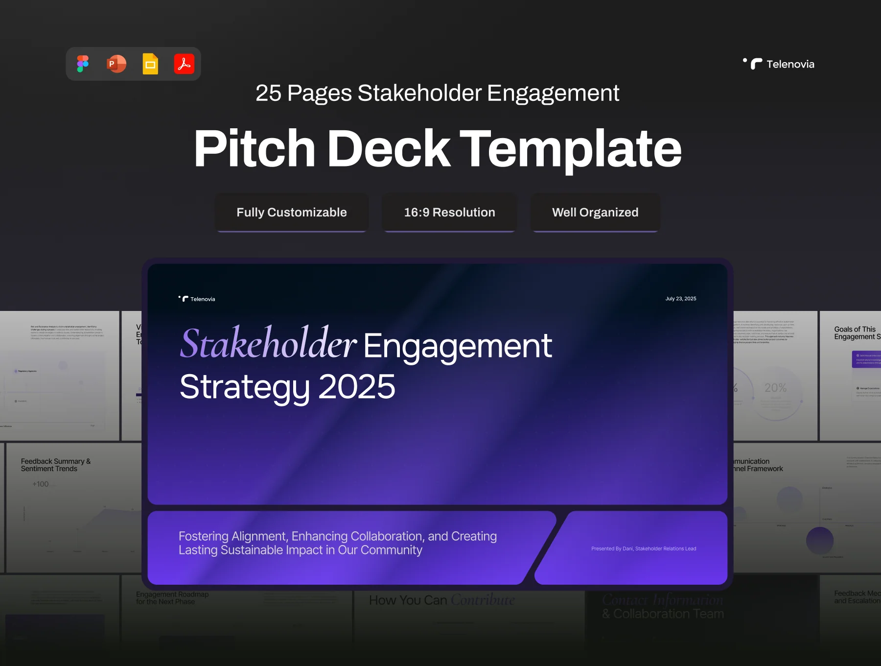 Pitch Deck Stakeholder Engagement - Telenovia
