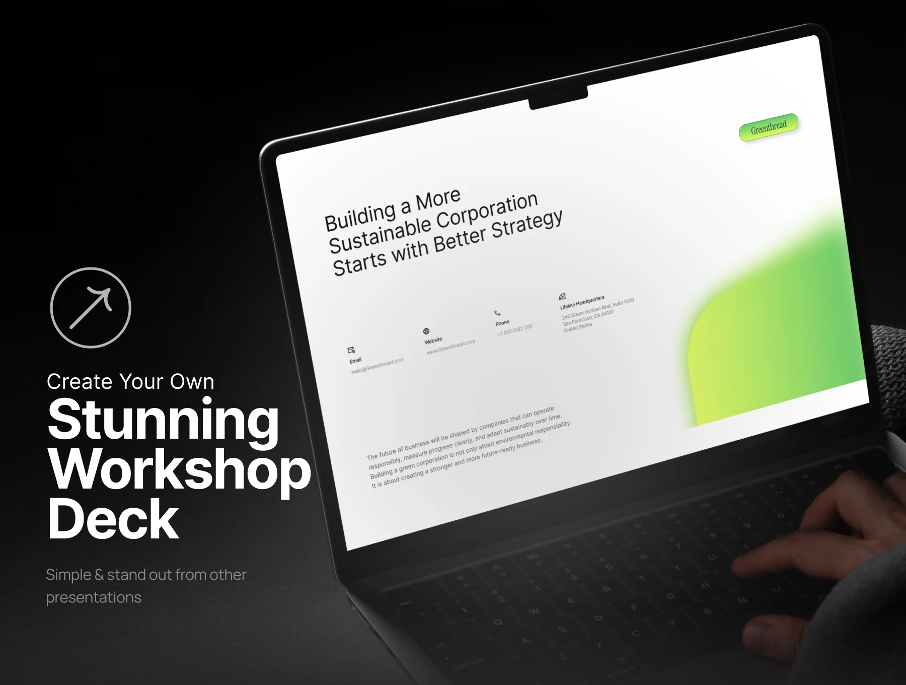 Pitch Deck Sustainable Business Strategies - Greenthread 6