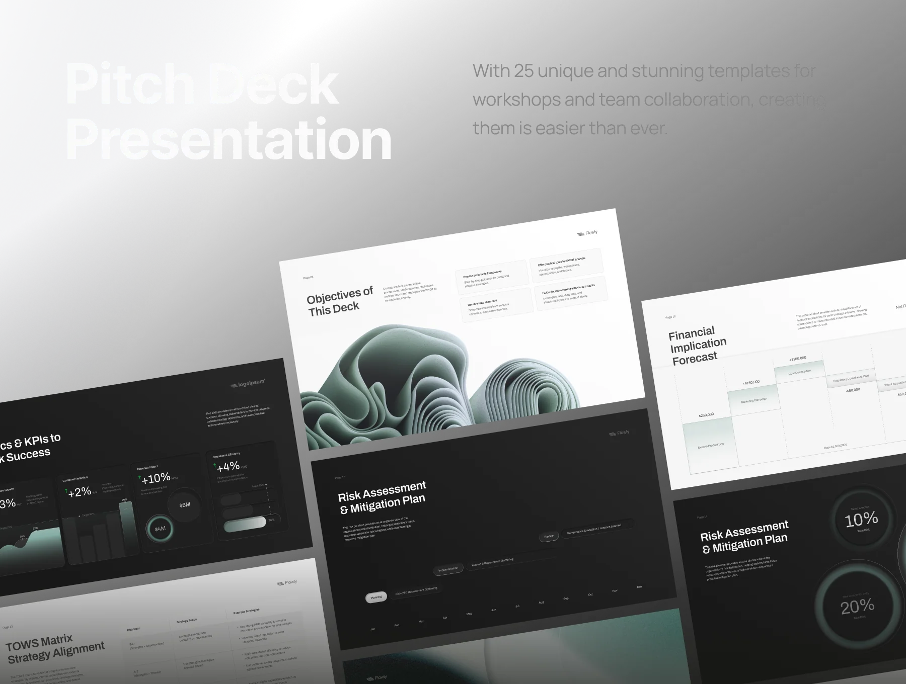 Pitch Deck SWOT & Strategy Frameworks Business Planning 2