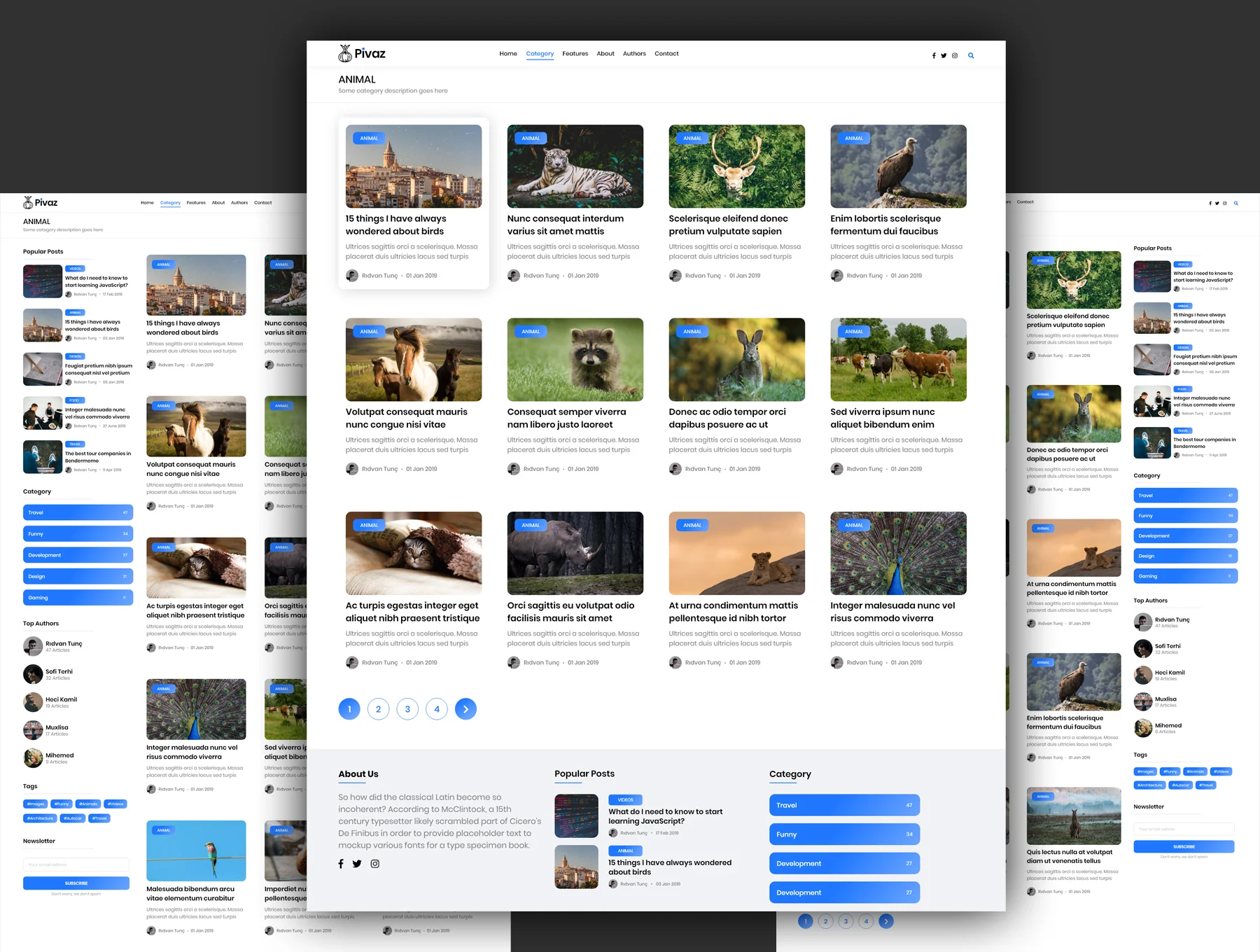 Pivaz Blog XD Template 4