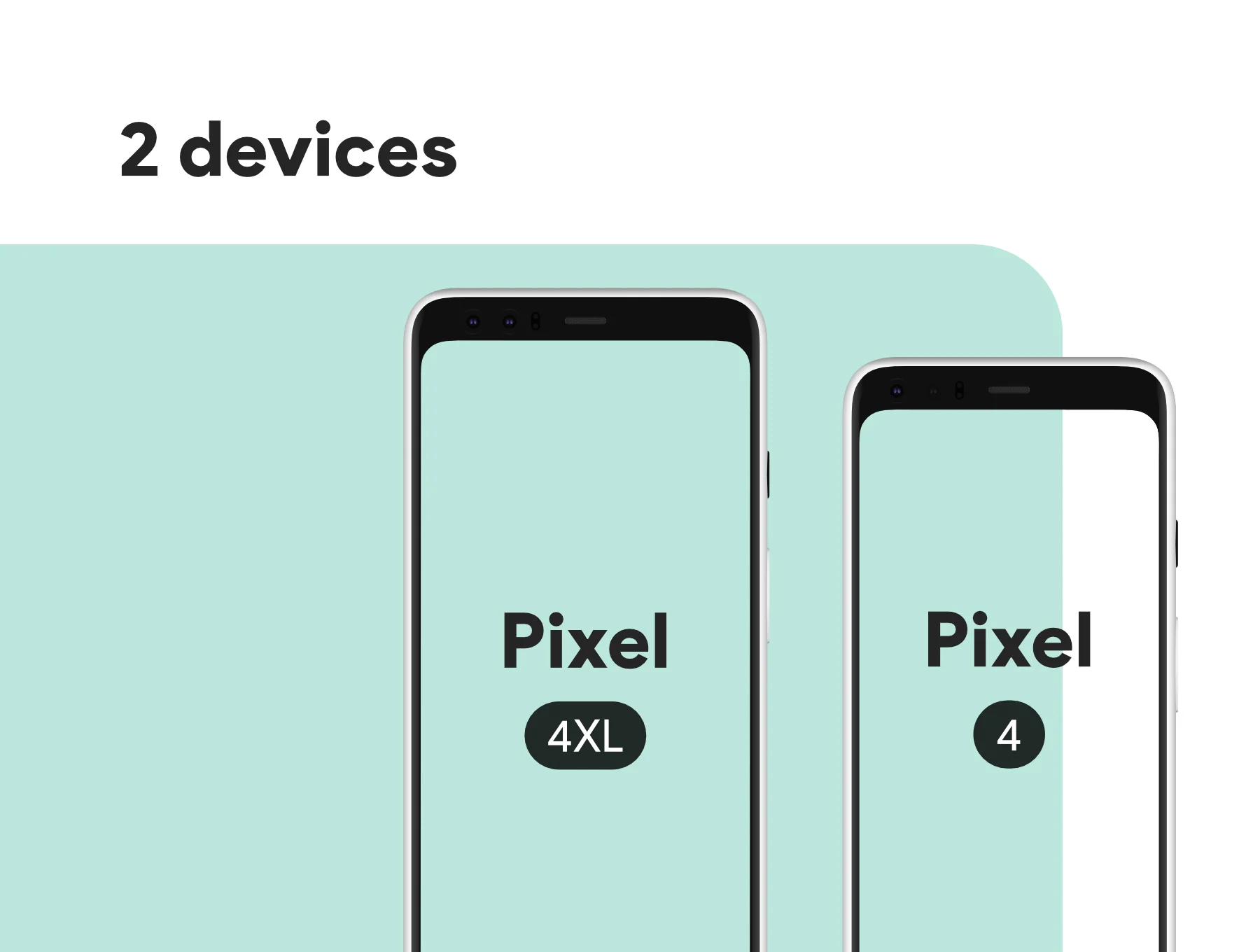Pixel 4/4XL minimal mockup 3