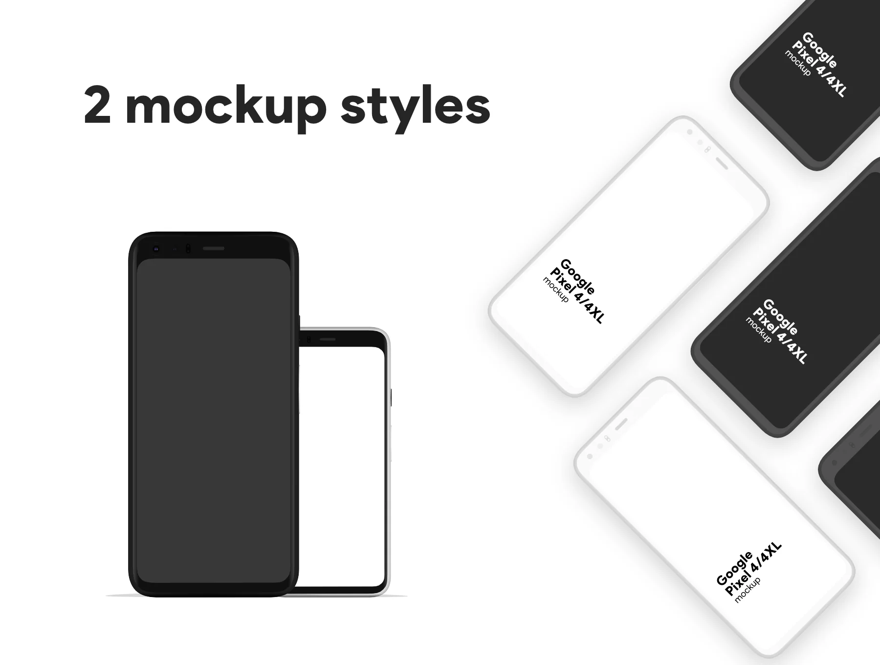 Pixel 4/4XL minimal mockup 5
