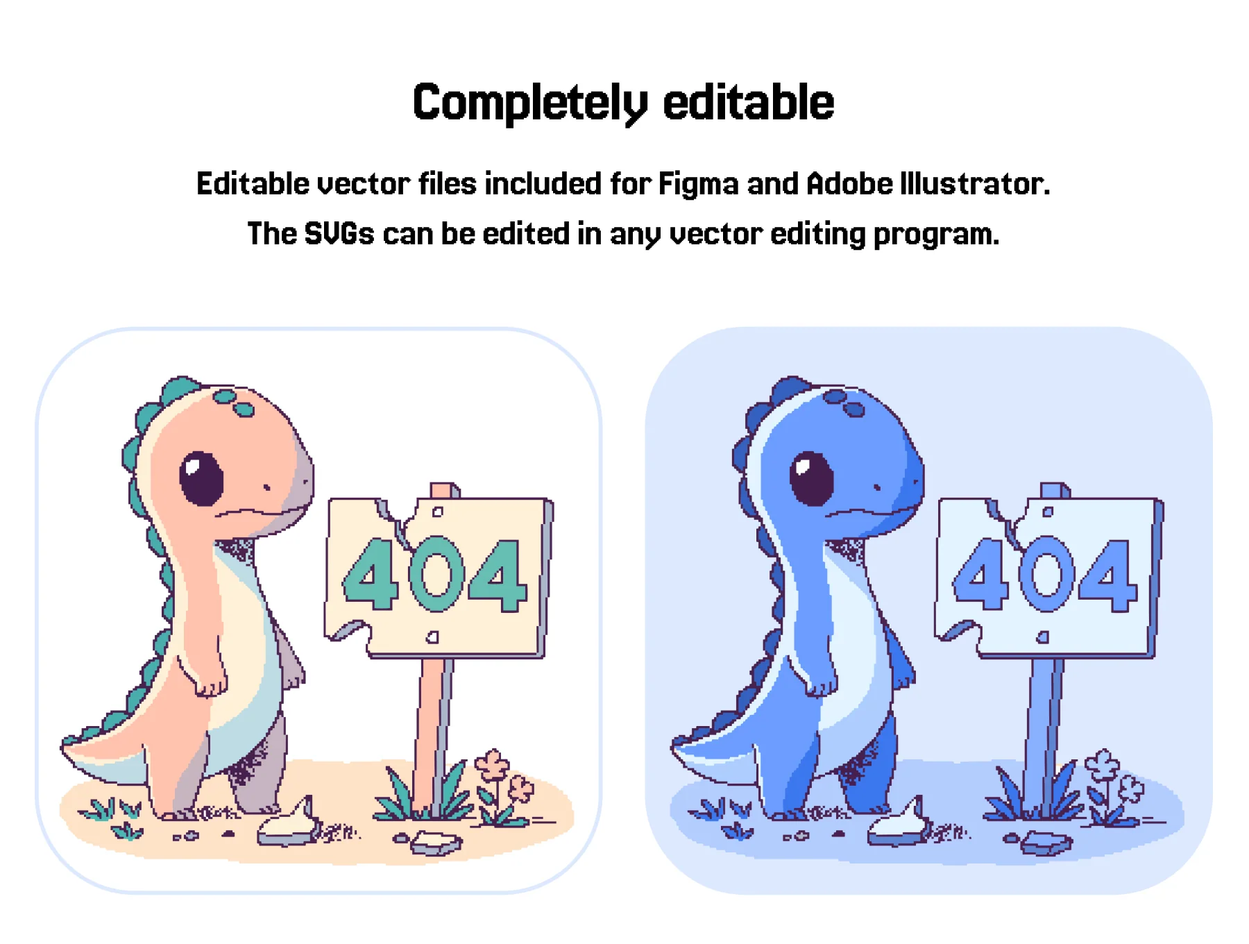 Pixel Art 404 Illustrations - Pack 1 3