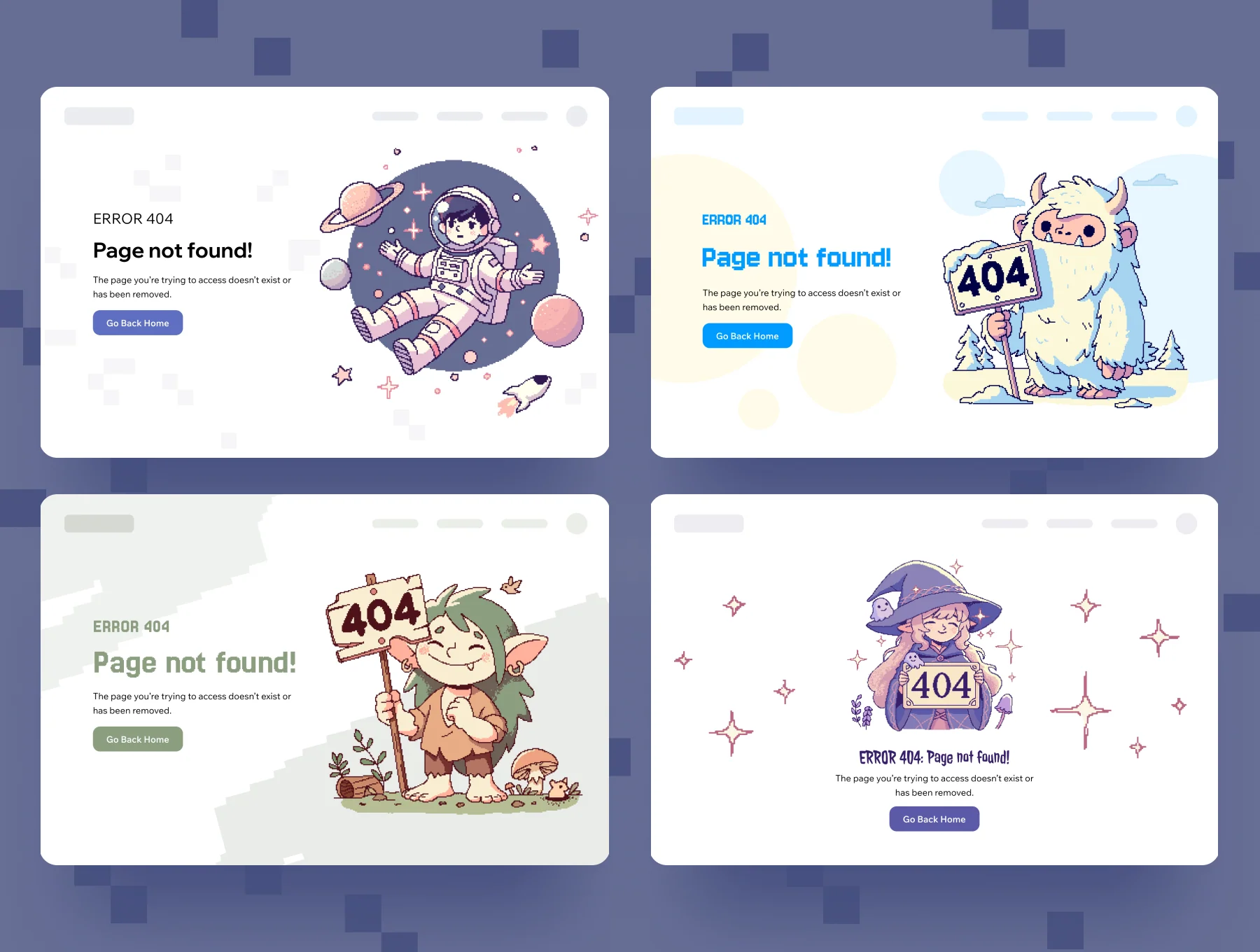 Pixel Art 404 Illustrations - Pack 1 5
