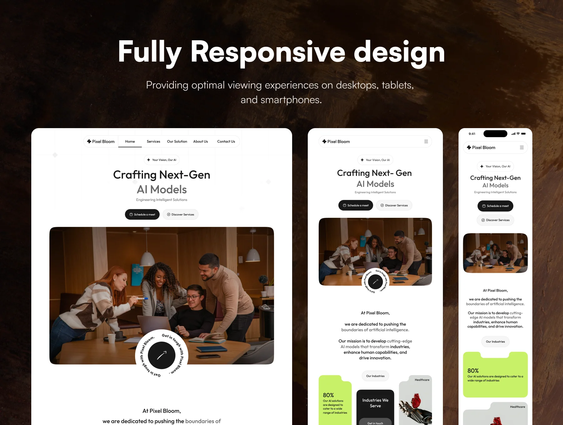 Pixel Bloom: AI Agency Website 2