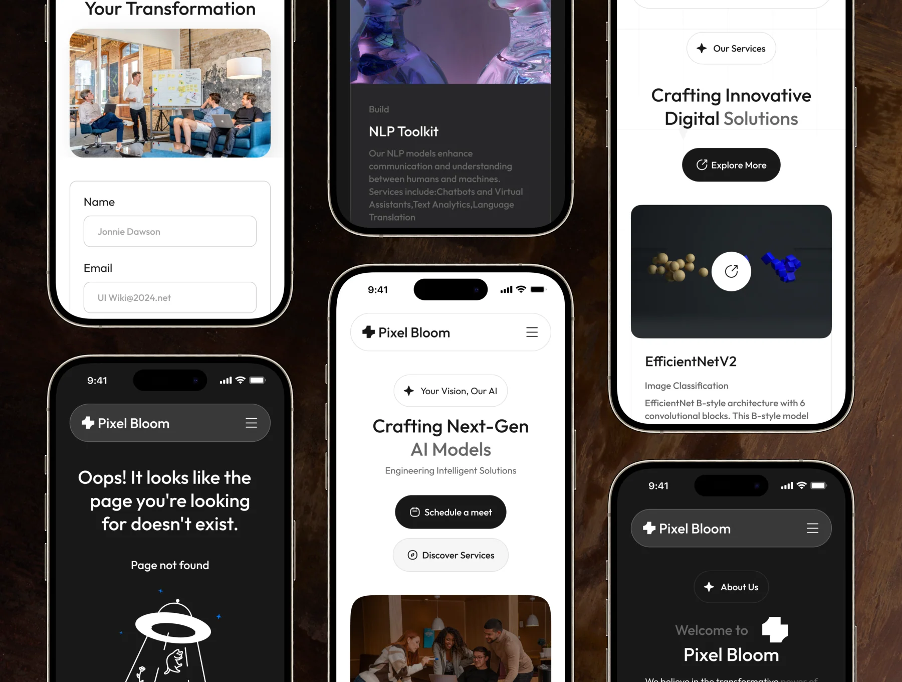 Pixel Bloom: AI Agency Website 4