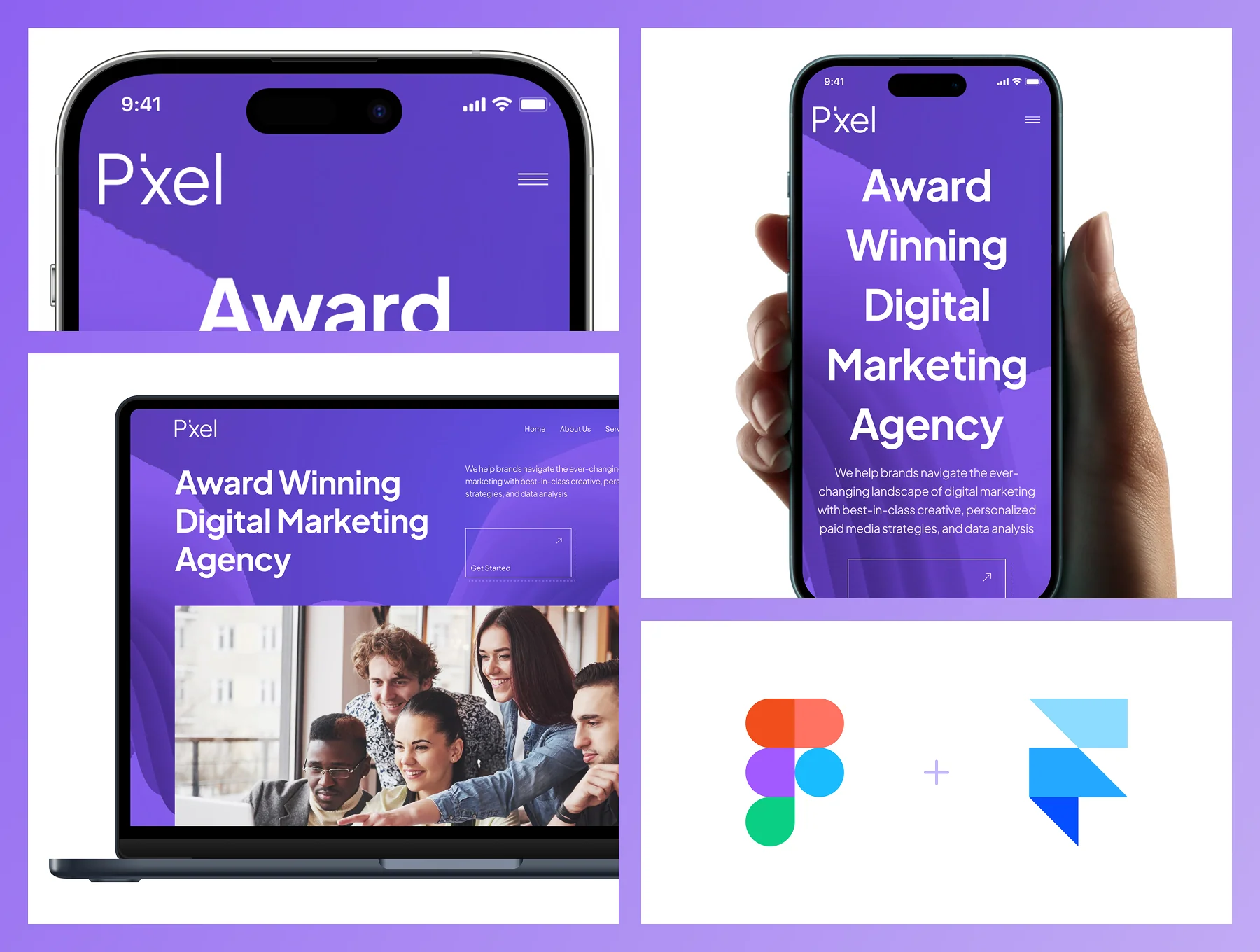 Pixel - Marketing Agency Website Framer Template 3