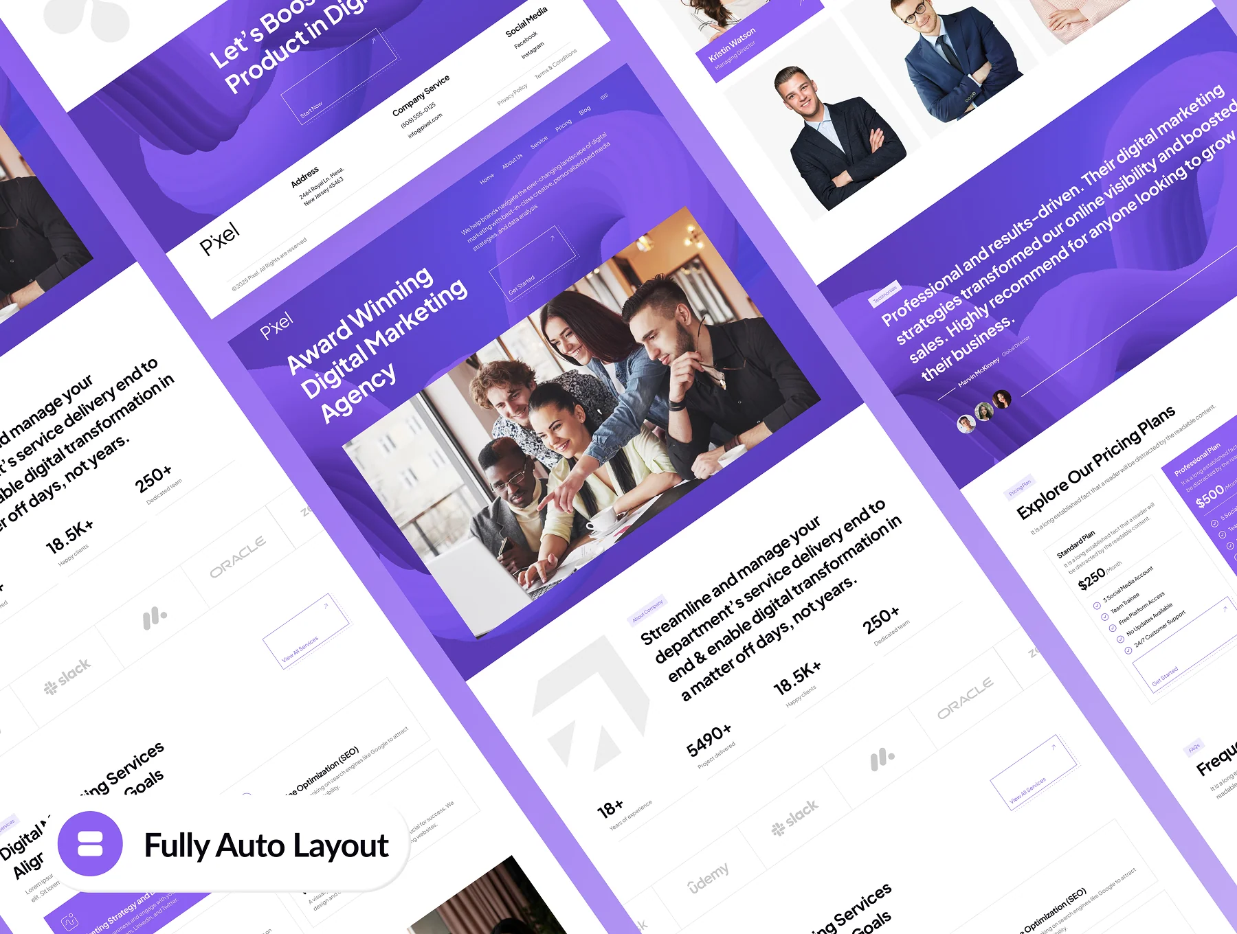 Pixel - Marketing Agency Website Framer Template 4