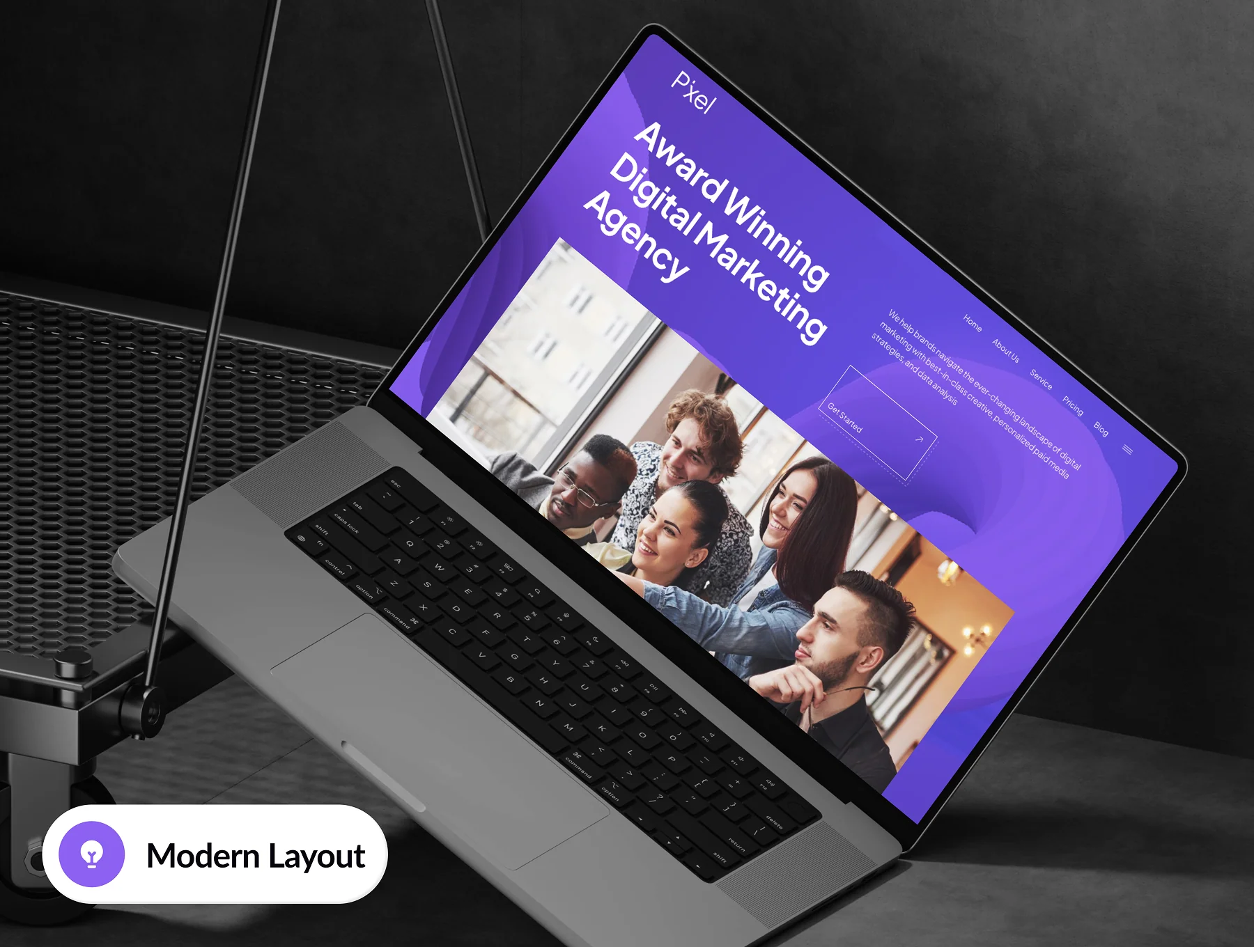 Pixel - Marketing Agency Website Framer Template 5