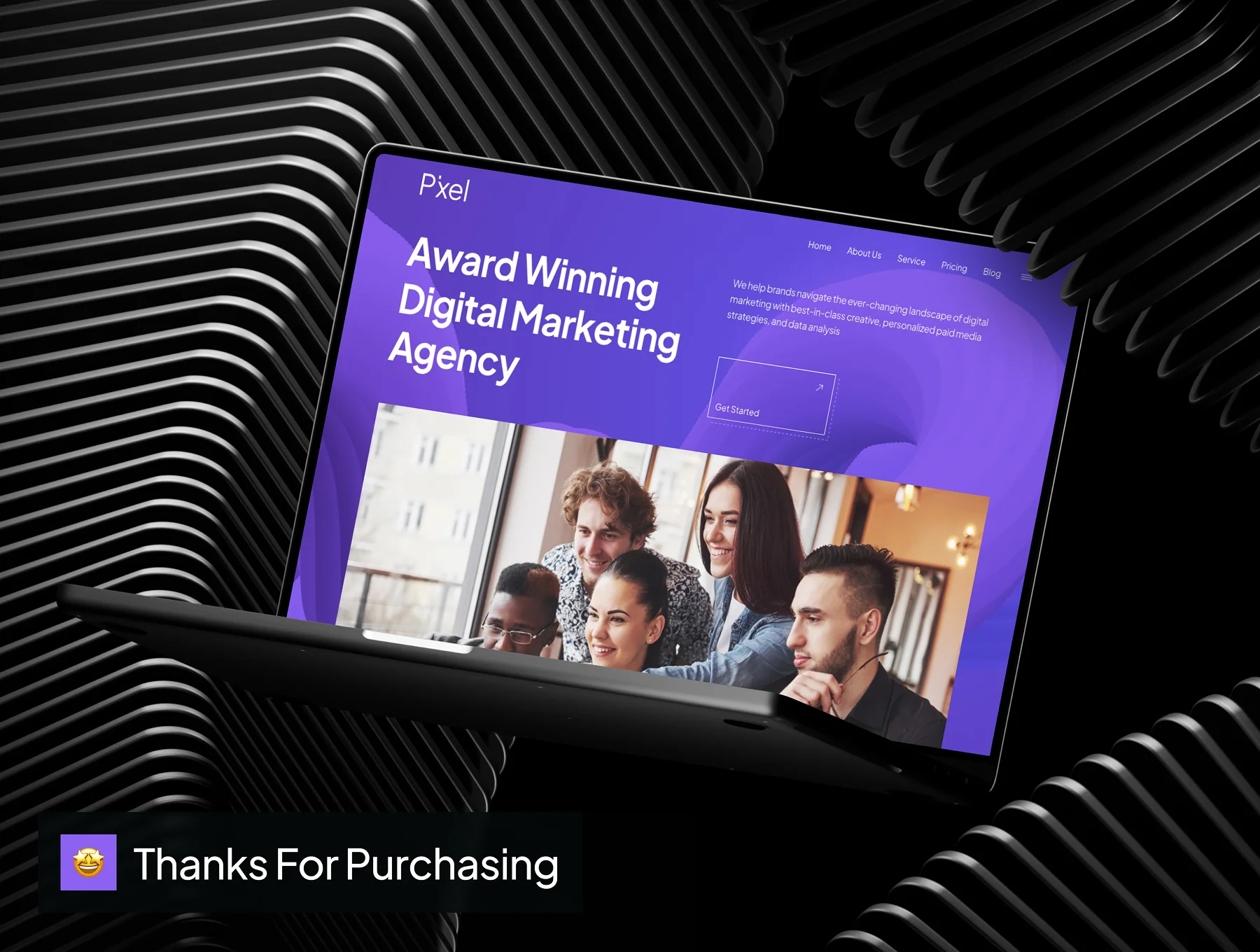 Pixel - Marketing Agency Website UI Kit 8
