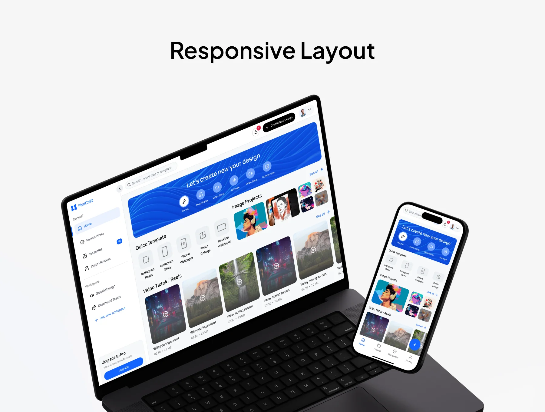 PixelCraft - Design Editor App UI KIT 5