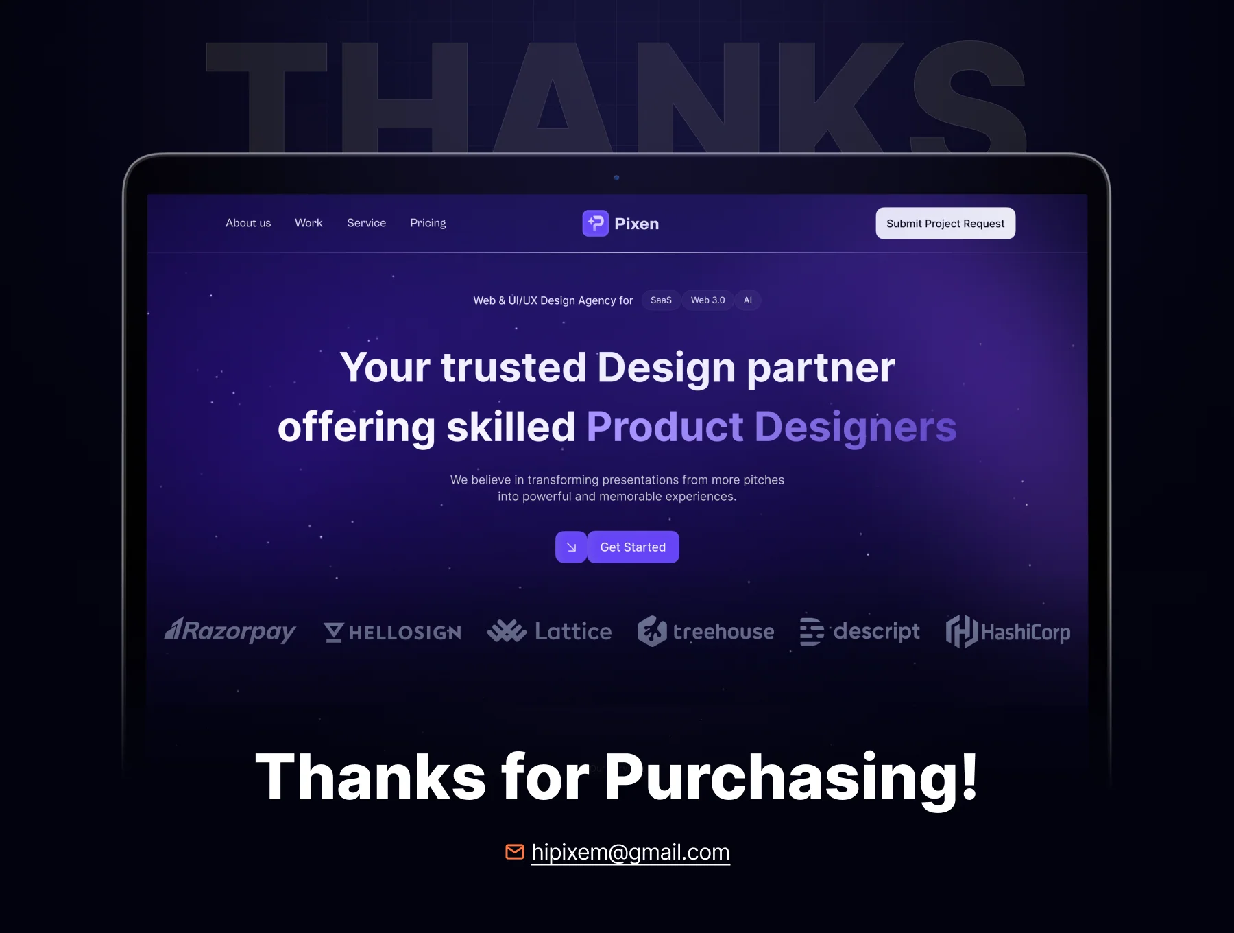 Pixen - Digital Agency Website Template 6