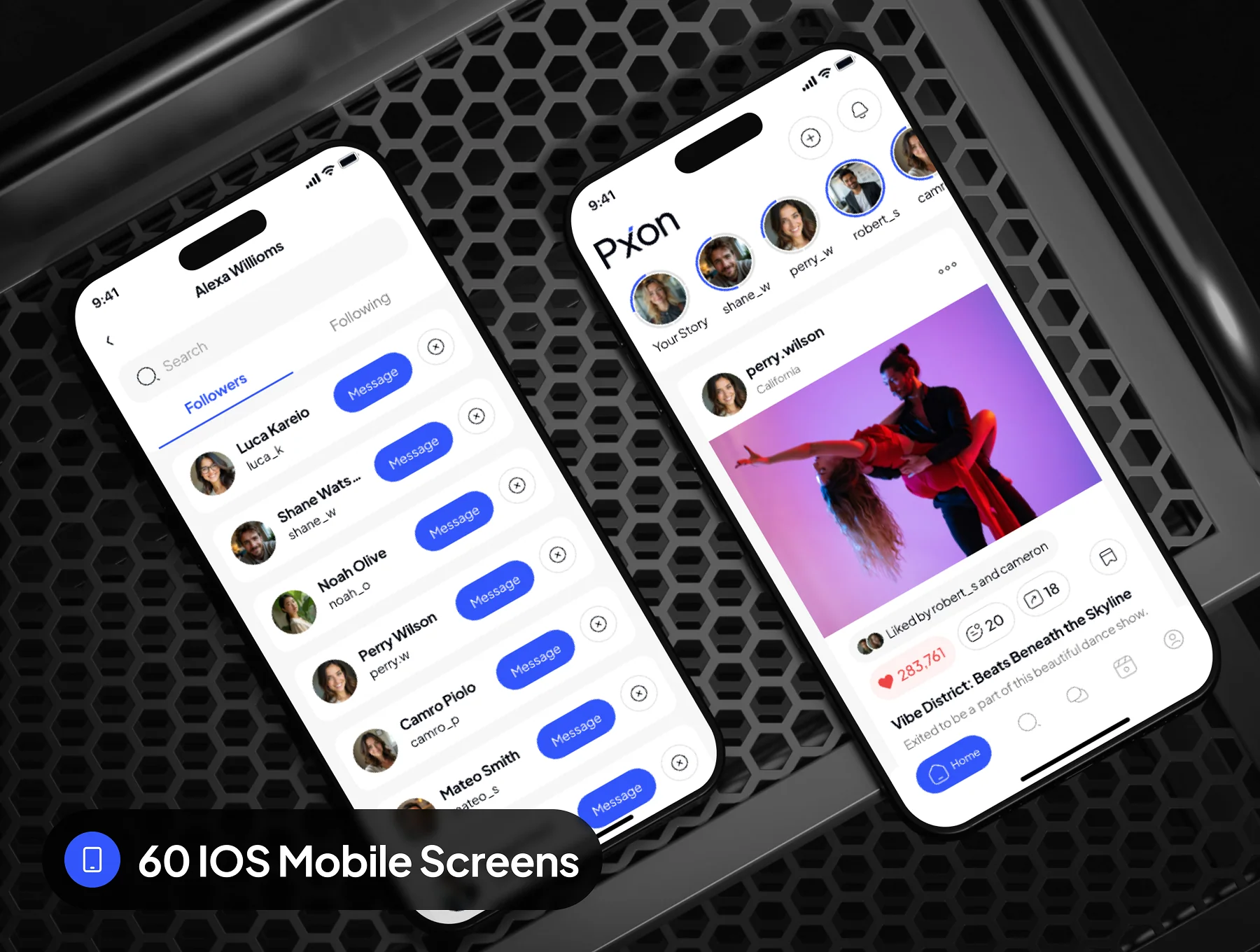 Pixon - Social Media App UI Kit- DIRID 9
